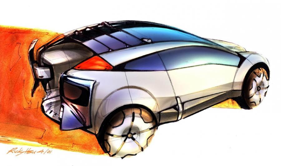 Эскиз Acura RD-X Concept 2005 года  (фото 33 из 33)